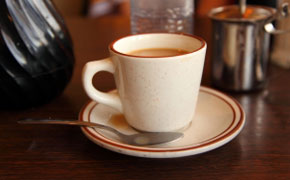 食後にコーヒーサービス 食後にコーヒーサービス