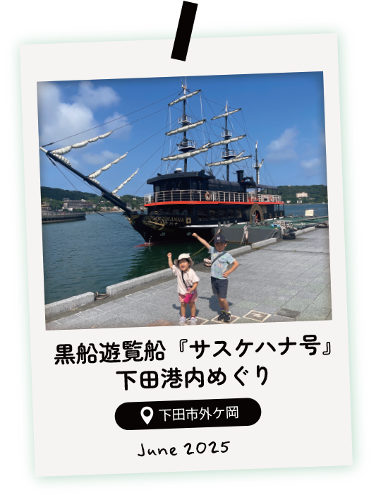 黒船遊覧船「サスケハナ号」下田港内めぐり