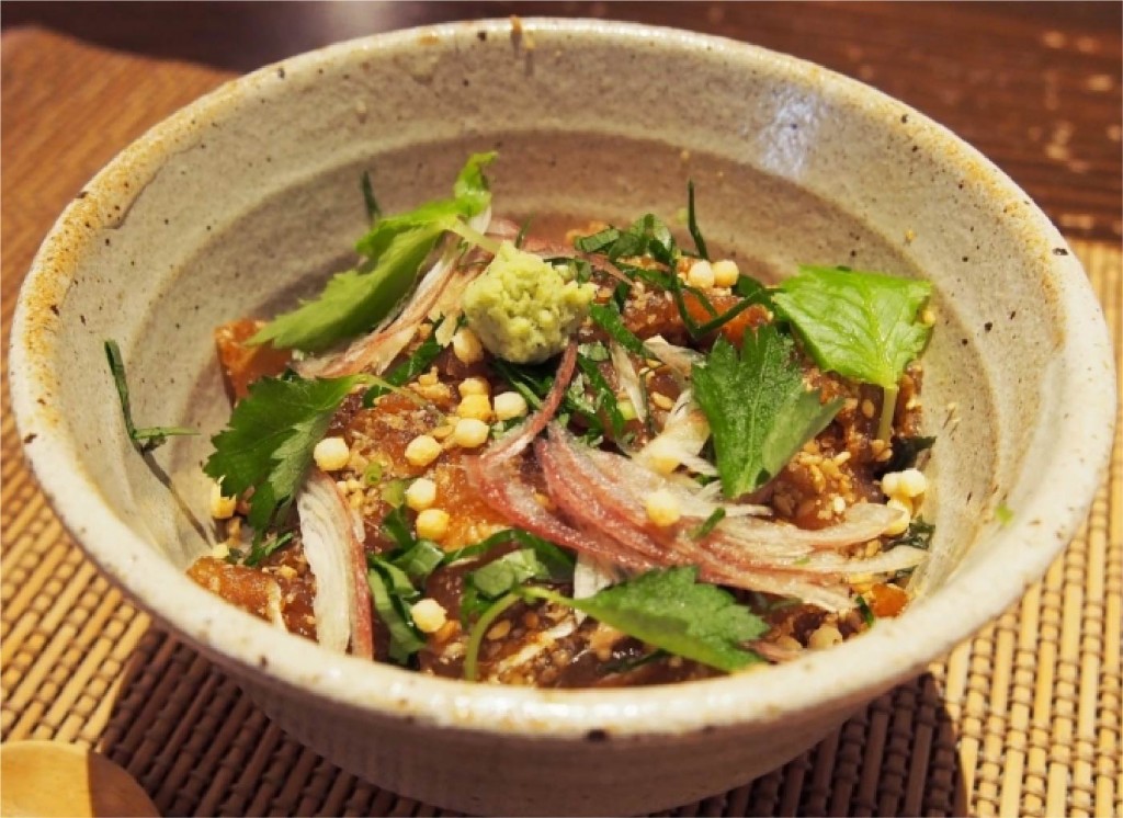 料磨の「まご茶漬け」（カジキページ：https://shimoda100.com/shimoda-kaziki/）